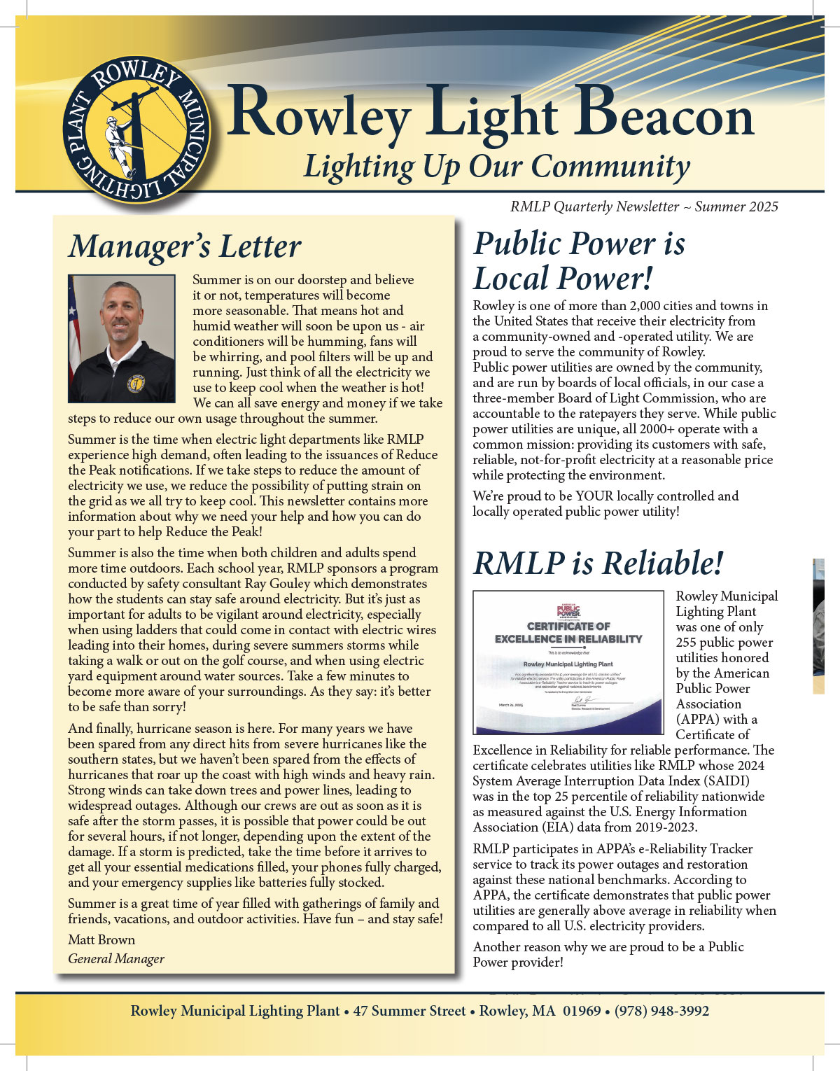 RMLP newletter cover image
